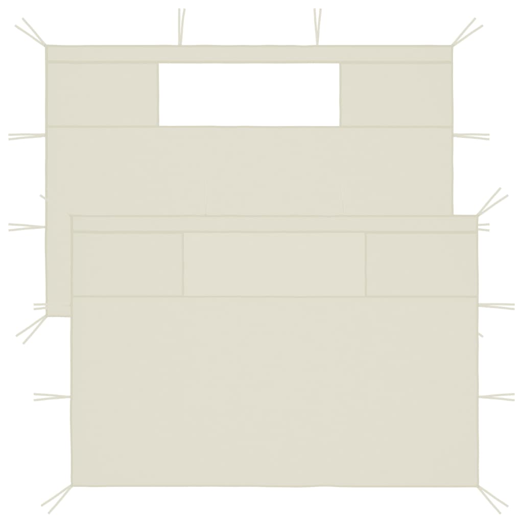 Gazebo Sidewalls With Windows 2 Pcs