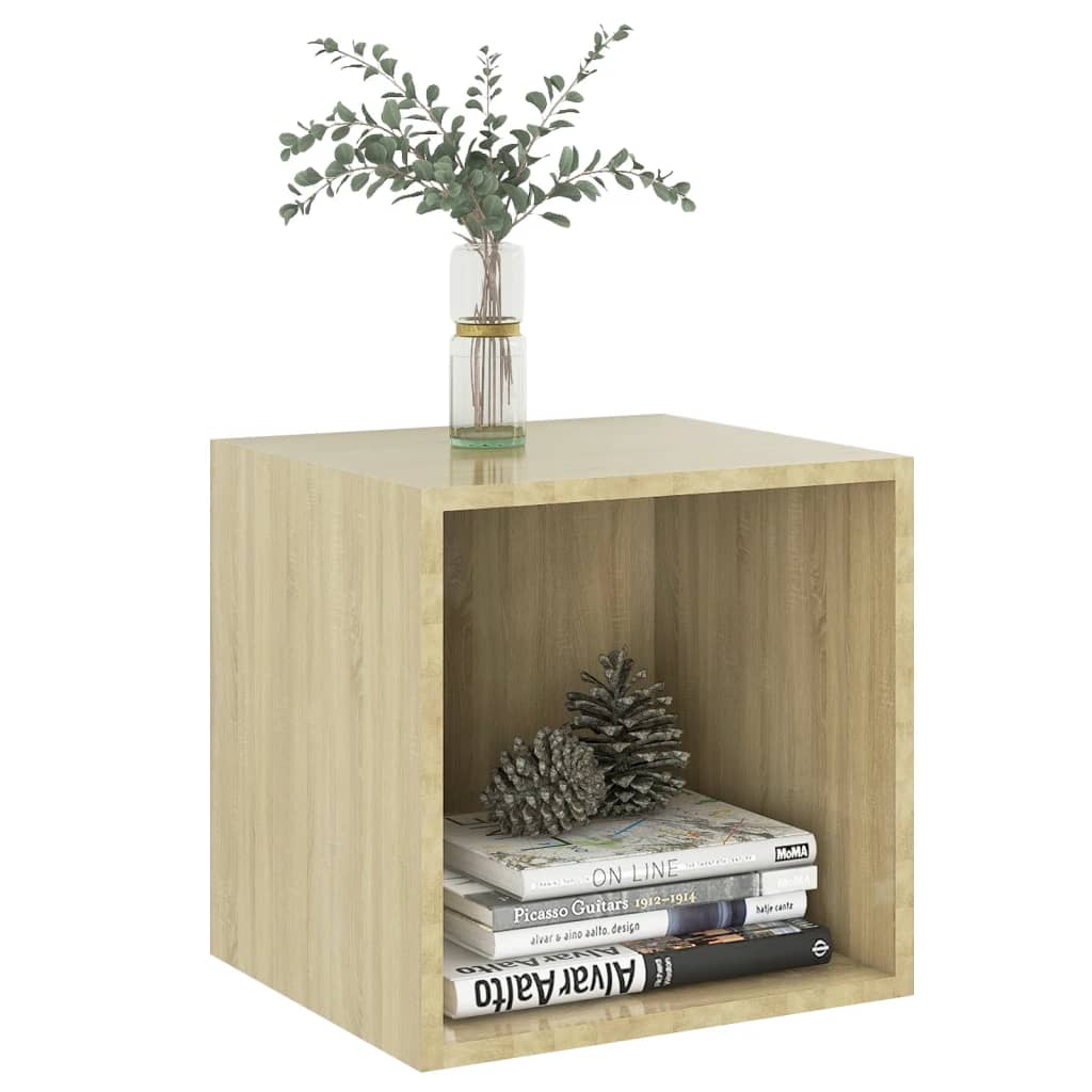 Wall Cabinets 2 Pcs 37X37X37 Cm Engineered Wood