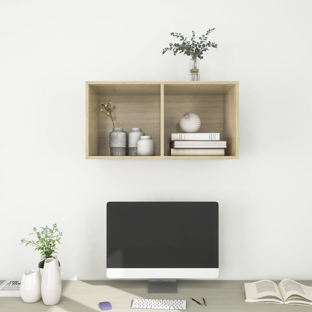 Wall-Mounted Tv Cabinet 37X37X Engineered Wood