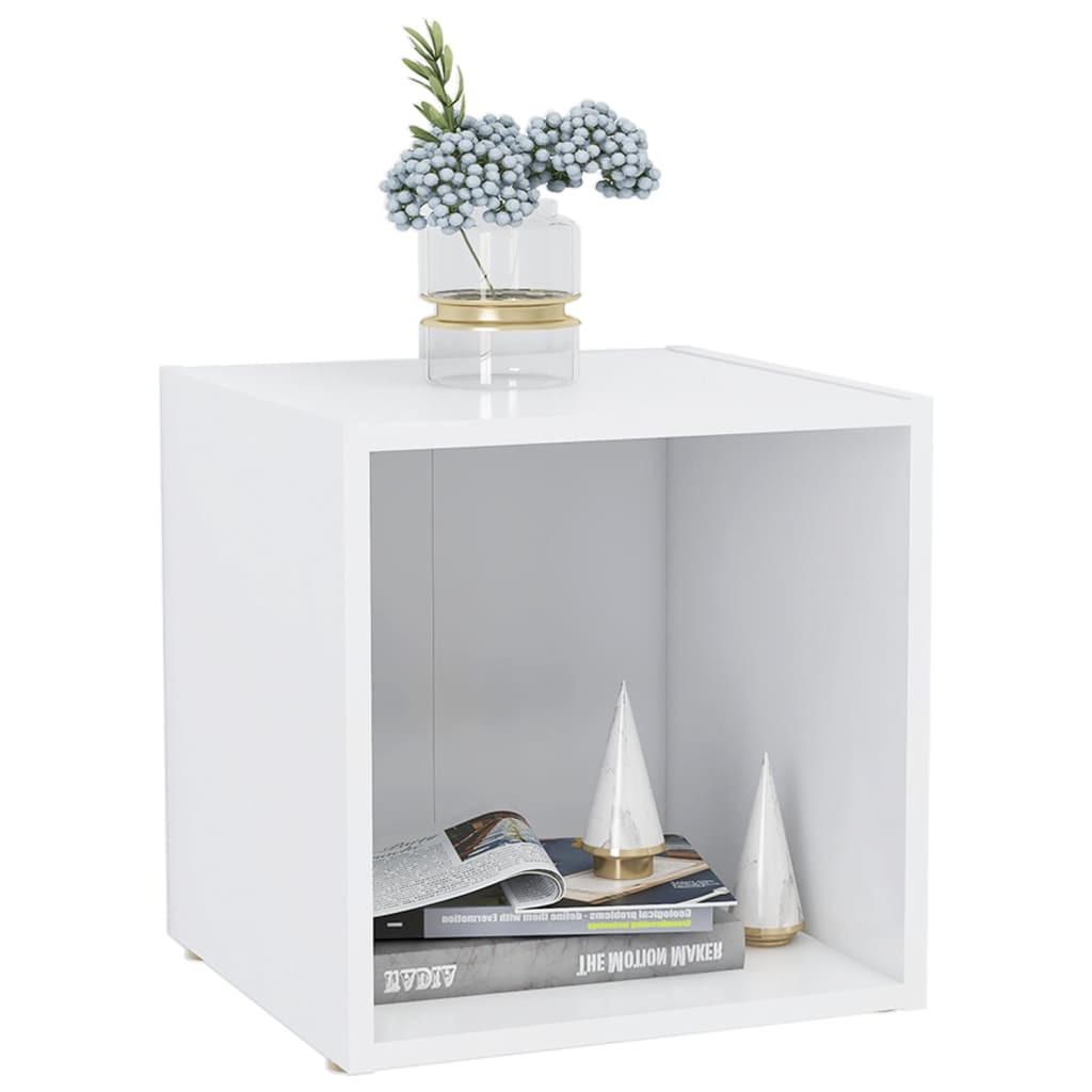 Tv Cabinet 37X35X37 Cm Engineered Wood