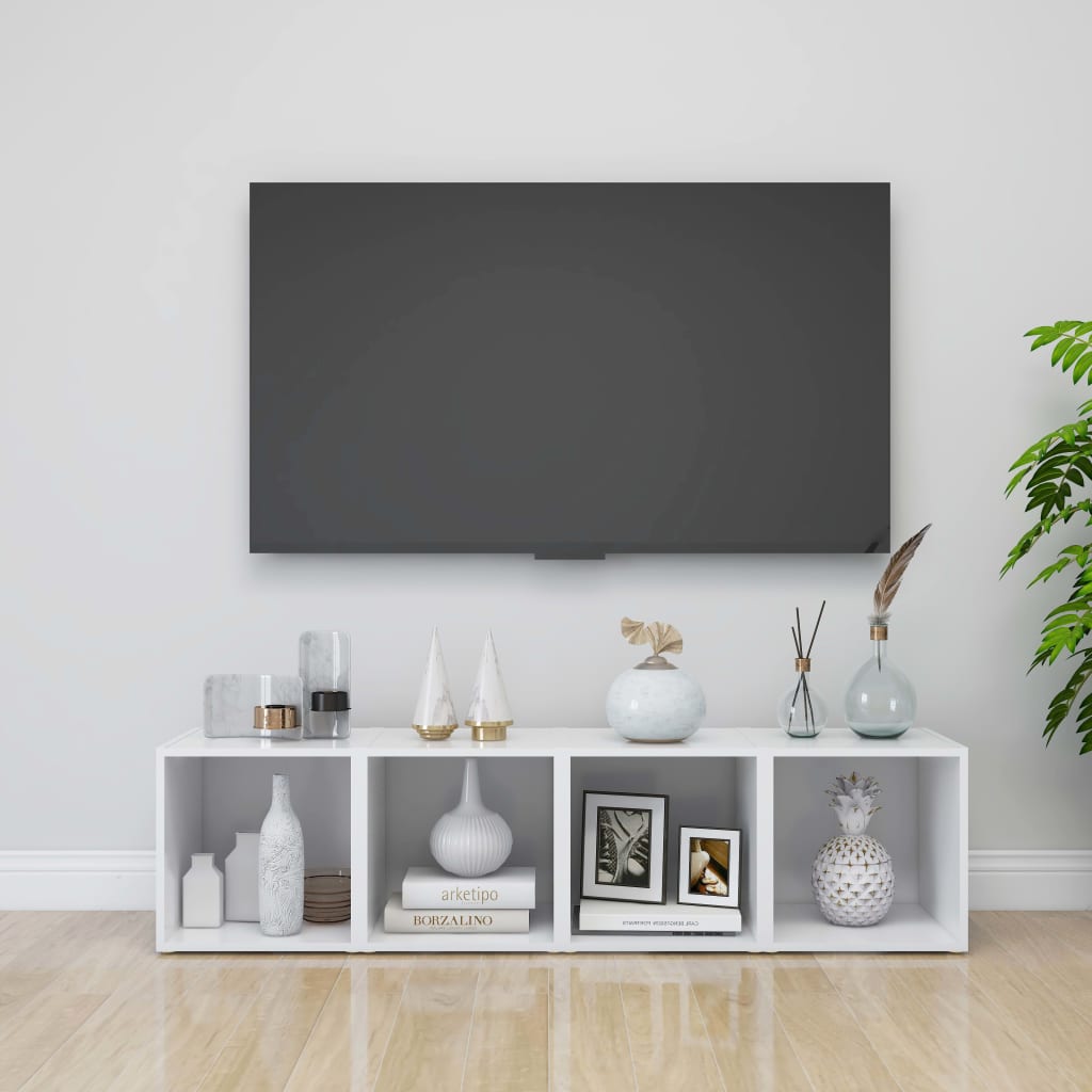 Tv Cabinet 37X35X37 Cm Engineered Wood
