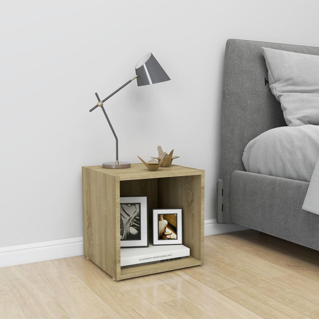 Tv Cabinet 37X35X37 Cm Engineered Wood