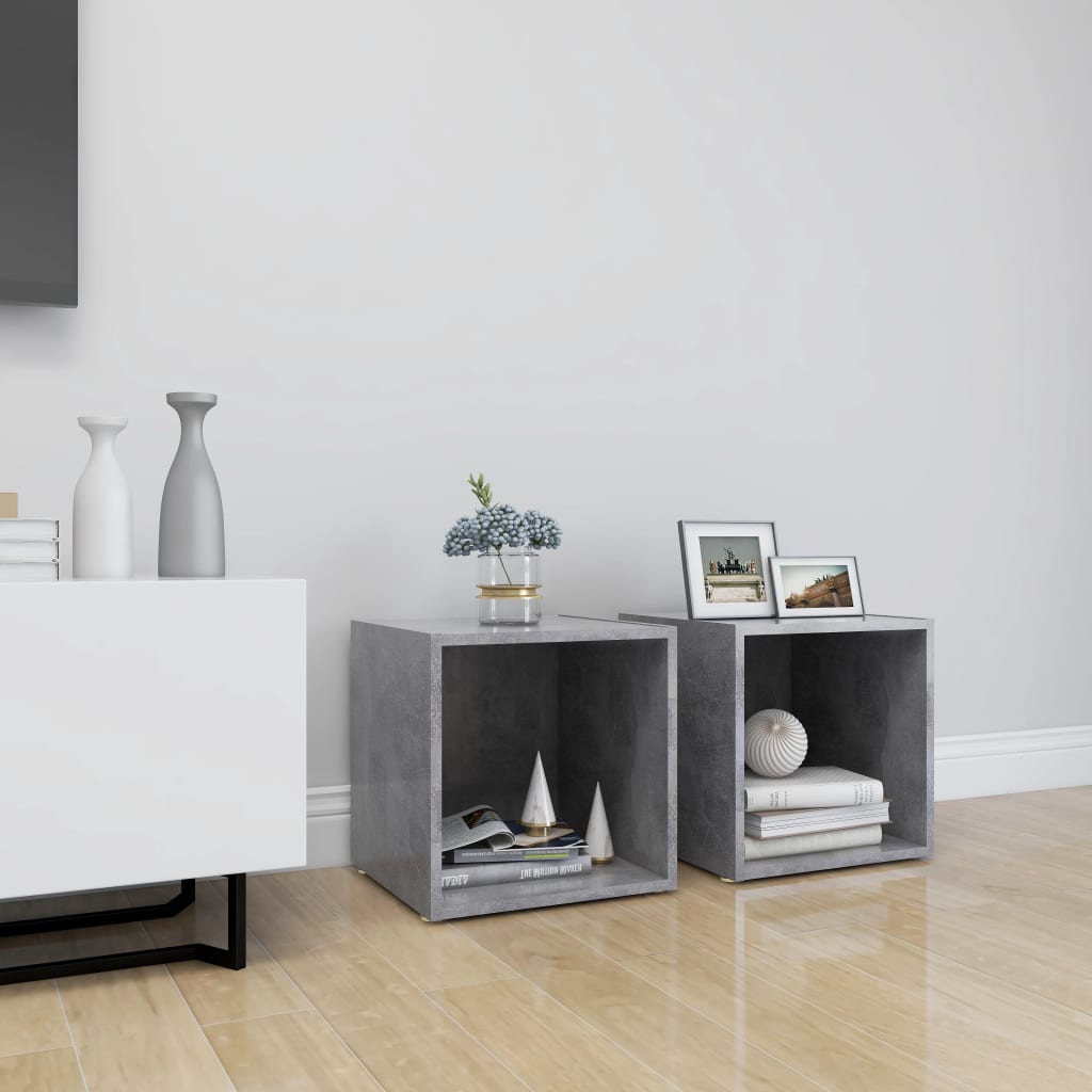 Tv Cabinet 37X35X37 Cm Engineered Wood