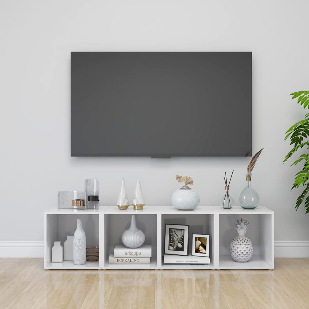 Tv Cabinet 37X35X37 Cm Engineered Wood