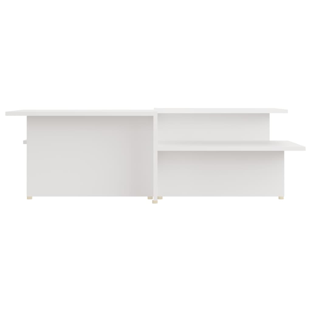 Coffee Tables 2 Pcs White 111.5X50X33 Cm Engineered Wood