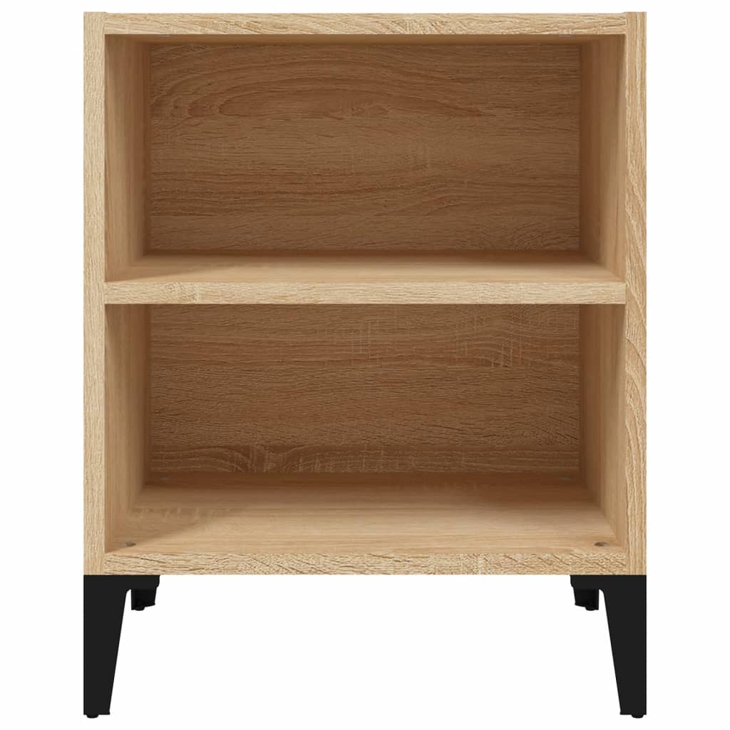 Bed Cabinet With Metal Legs 40X30X50 Cm