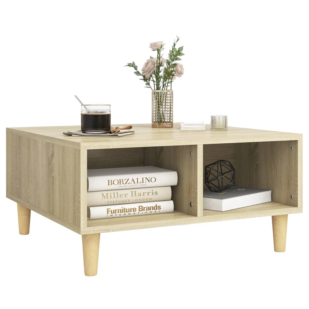 Coffee Table 60X60X30 Cm Engineered Wood