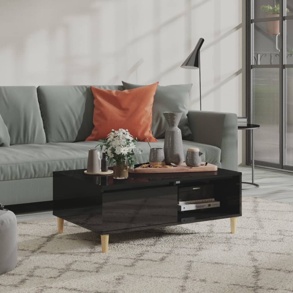 Coffee Table 90X60X35 Cm Engineered Wood