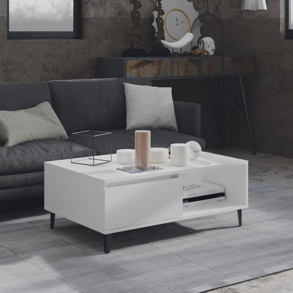 Coffee Table 90X60X35 Cm Engineered Wood
