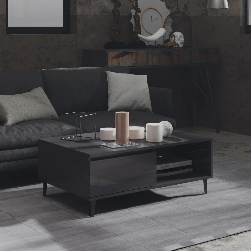 Coffee Table 90X60X35 Cm Engineered Wood