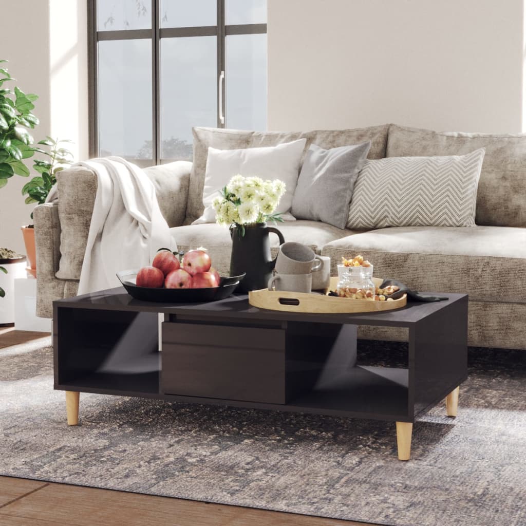 Coffee Table 103.5X60X35 Cm Engineered Wood