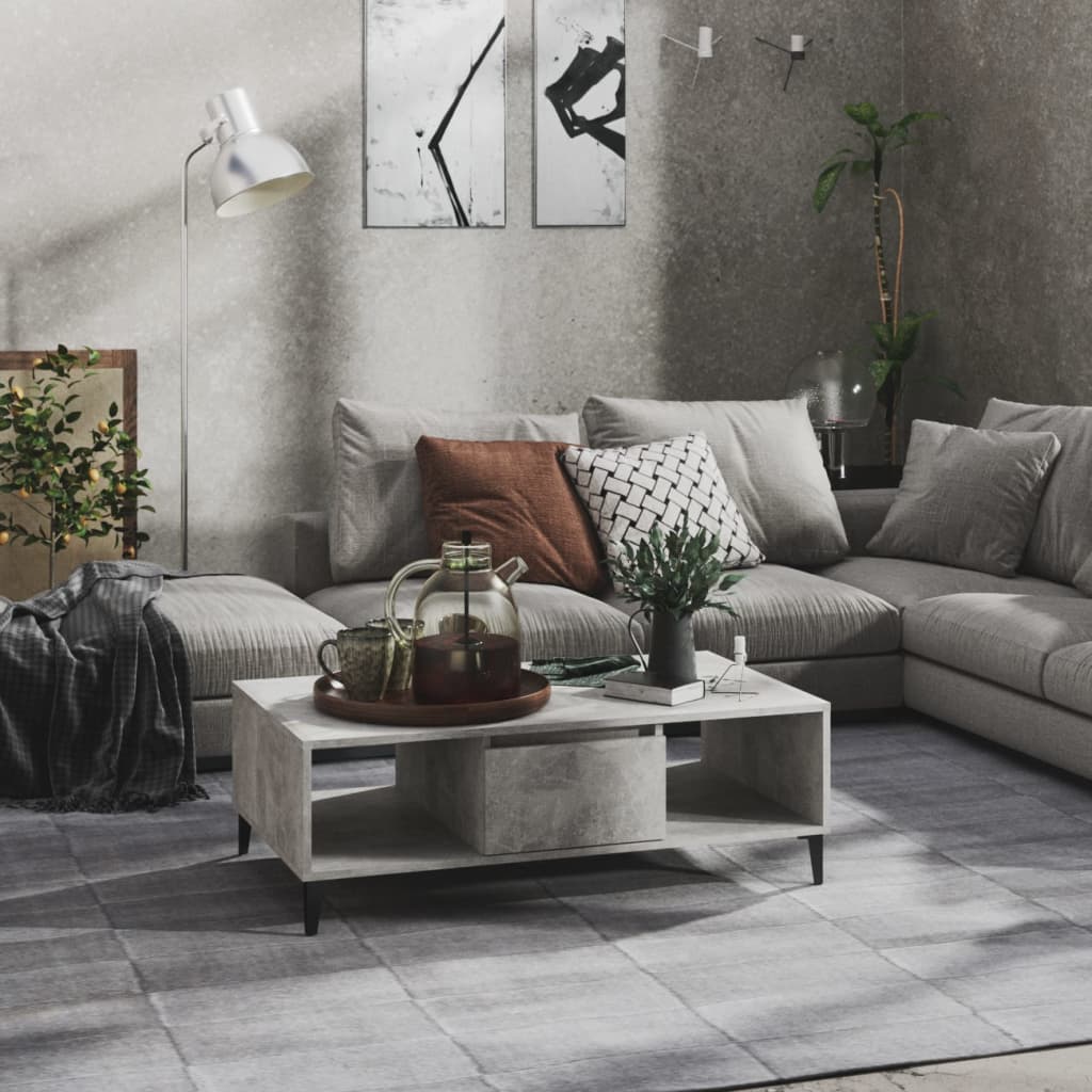 Coffee Table 103.5X60X35 Cm Engineered Wood