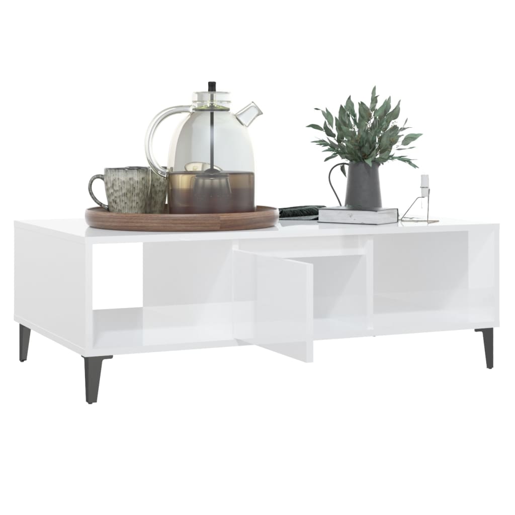 Coffee Table 103.5X60X35 Cm Engineered Wood