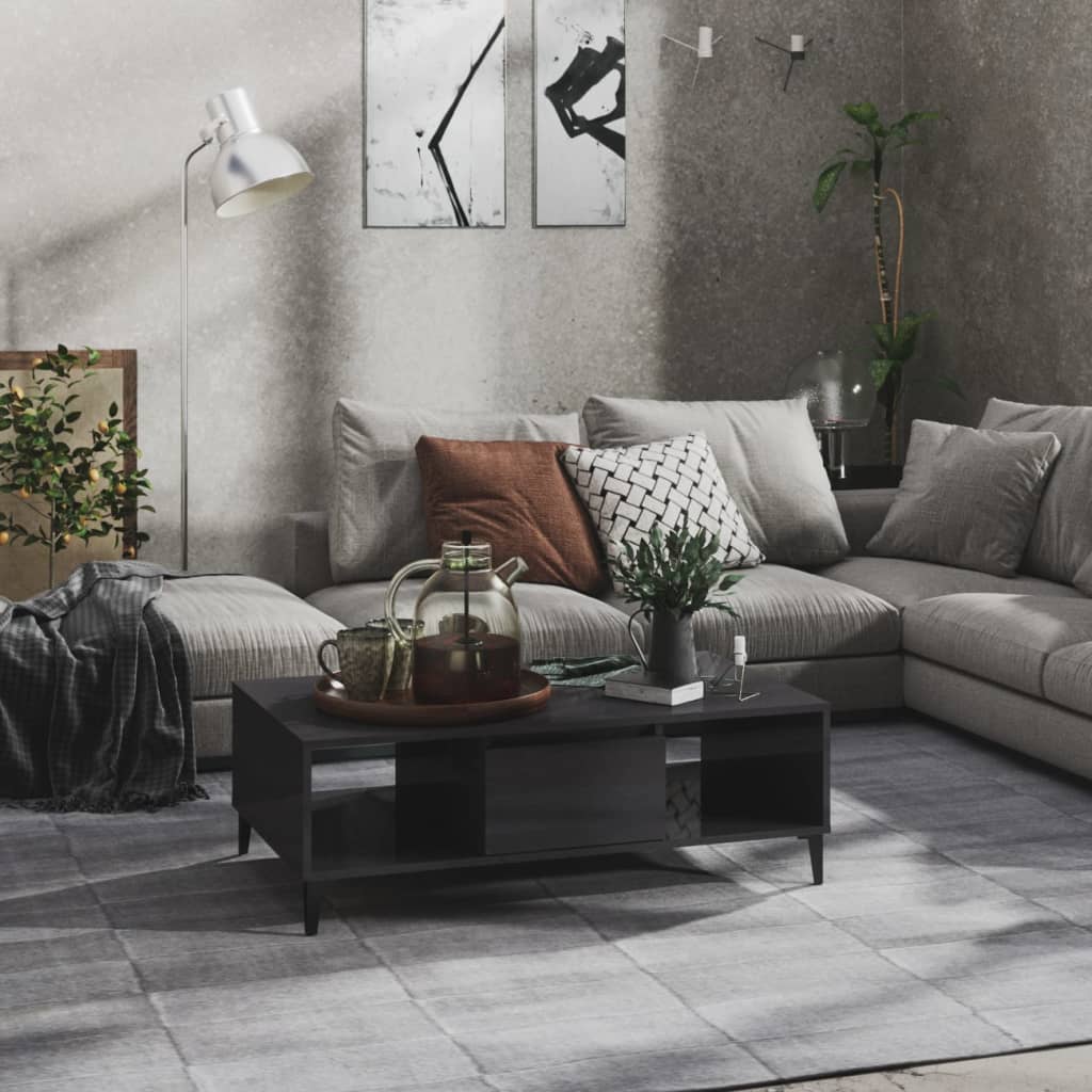 Coffee Table 103.5X60X35 Cm Engineered Wood