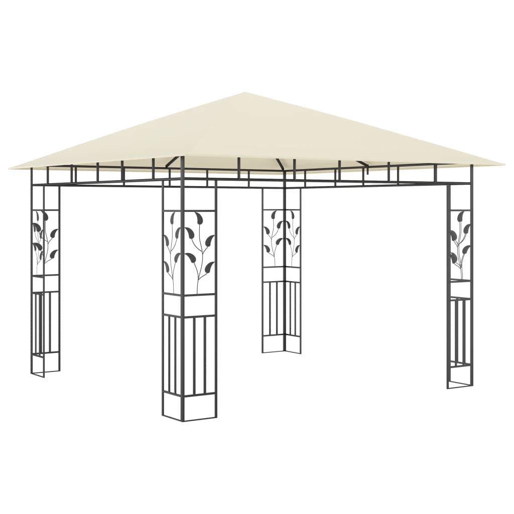 Gazebo With Mosquito Net&Led String Lights
