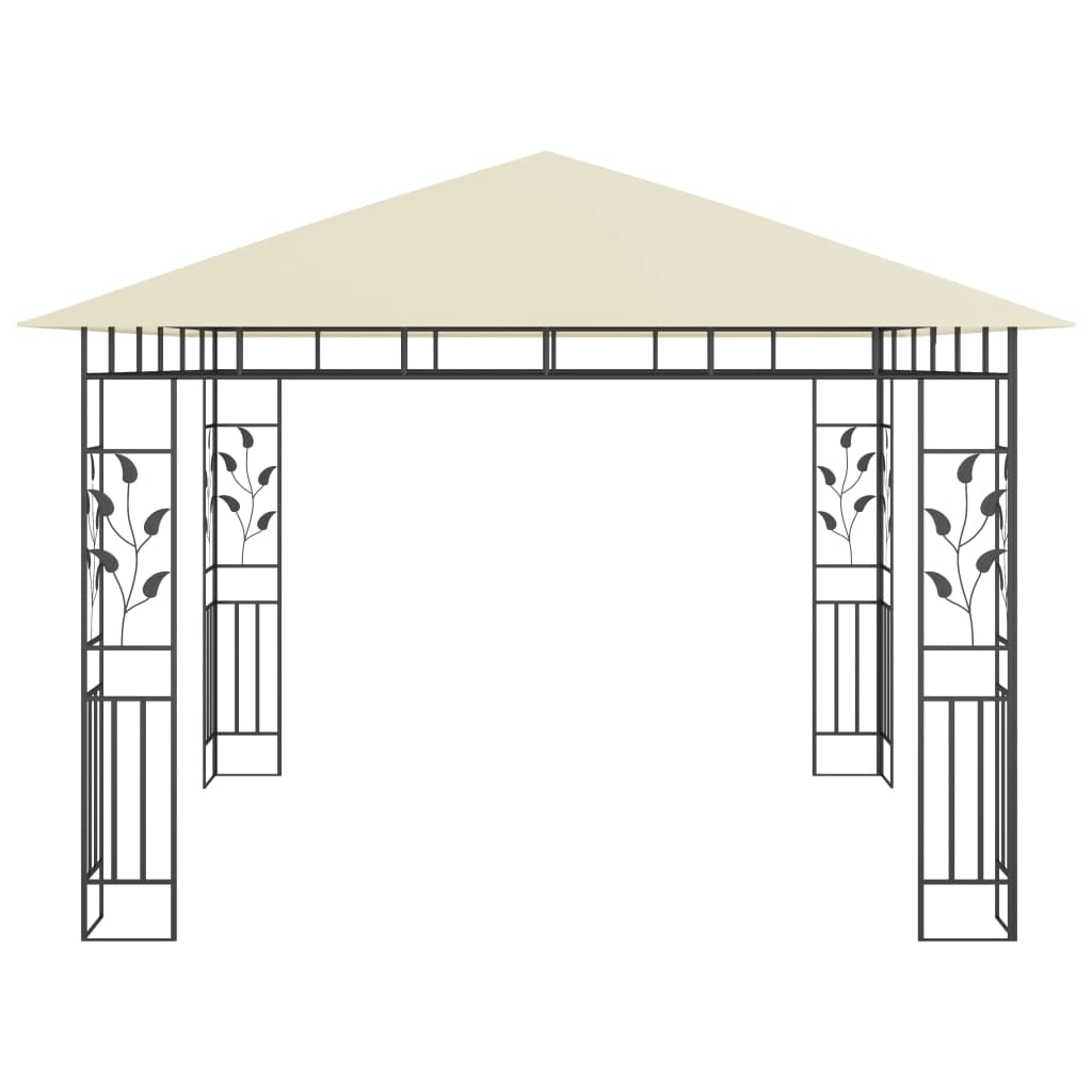Gazebo With Mosquito Net&Led String Lights