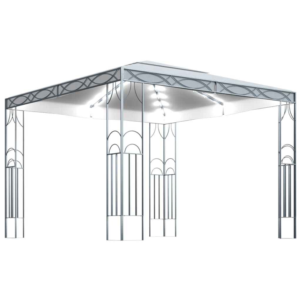 Gazebo With Led String Lights
