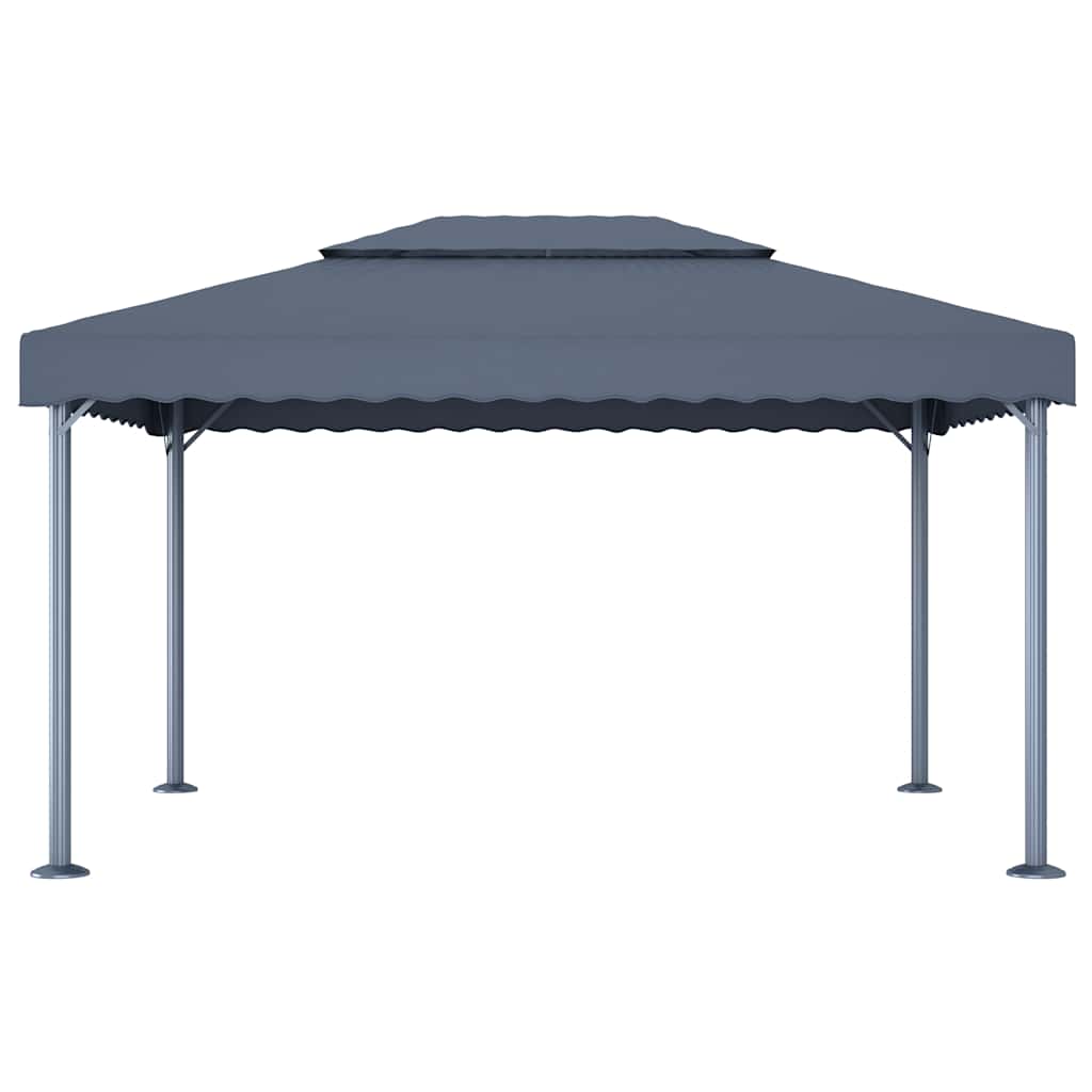 Gazebo Led String Lights 400X300 Cm Aluminium cream anthracite steel 400 cm