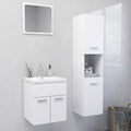 Bathroom Furniture Set 3 Pcs Engineered Wood 1