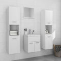 Bathroom Furniture Set 4 Pcs Engineered Wood