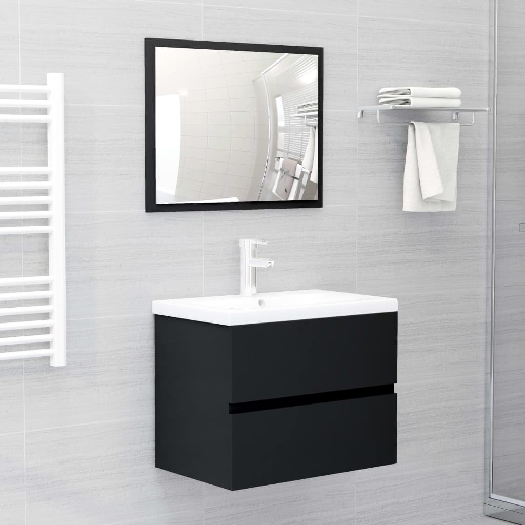 Bathroom Furniture Set | , White | Engineered Wood | Medium