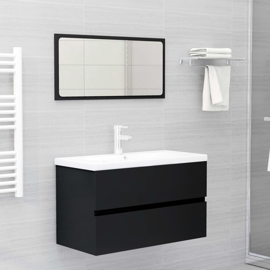 Bathroom Furniture Set | , White | Engineered Wood | Medium