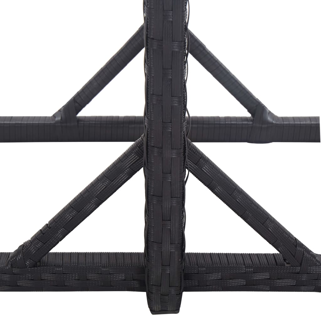 Dining Set | | Polyethylene Rattan, Powder-Coated Steel, Glass