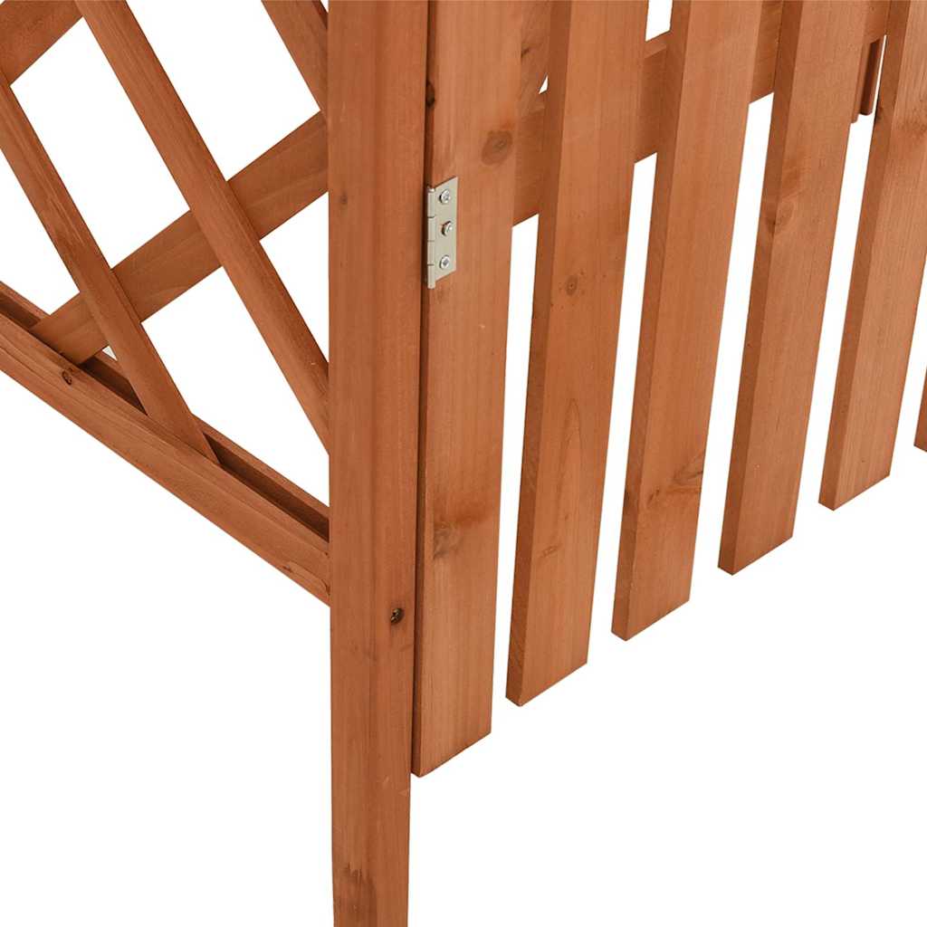 Garden Arches Trellises Arbours & Pergolas Pergola Gate 116X40X204 Cm Solid Firw