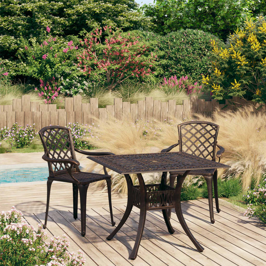 Bistro Set | | Cast Aluminium | Durable | Bistro Set | Round