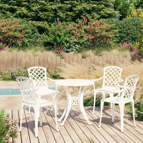 5 Piece Bistro Set Cast Aluminium