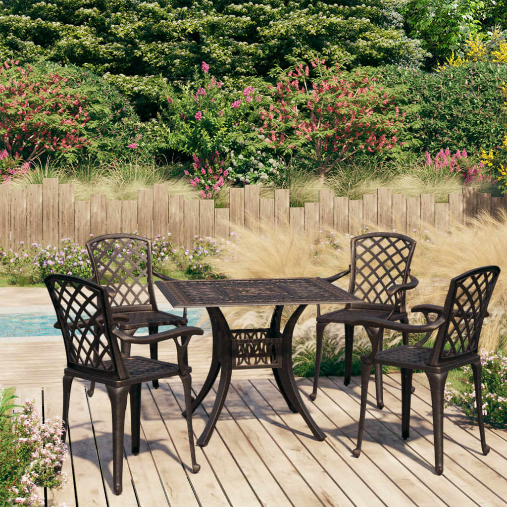 Bistro Set | | Cast Aluminium | Durable | Bistro Set | Round