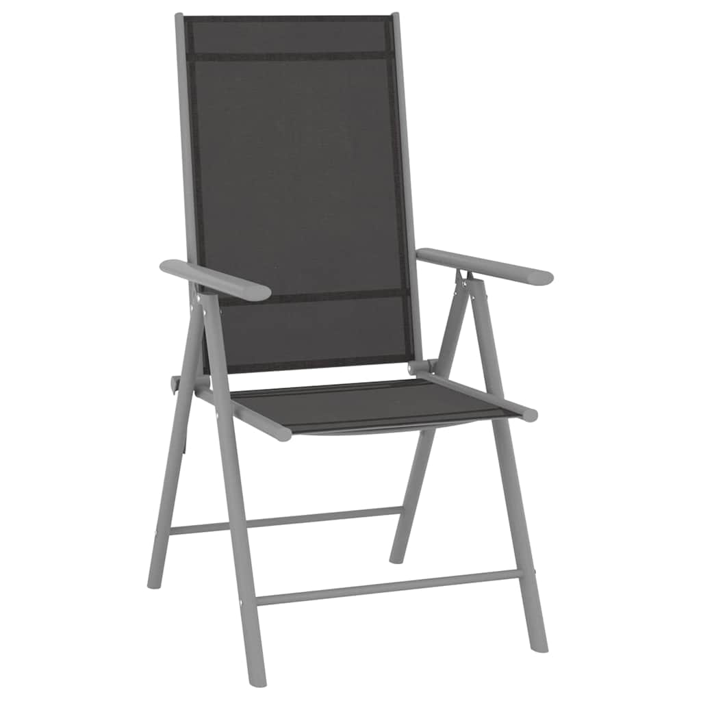 Outdoor Furniture Set 9 Piece Garden Lounge Black Patio Rattan Effect Silver 178