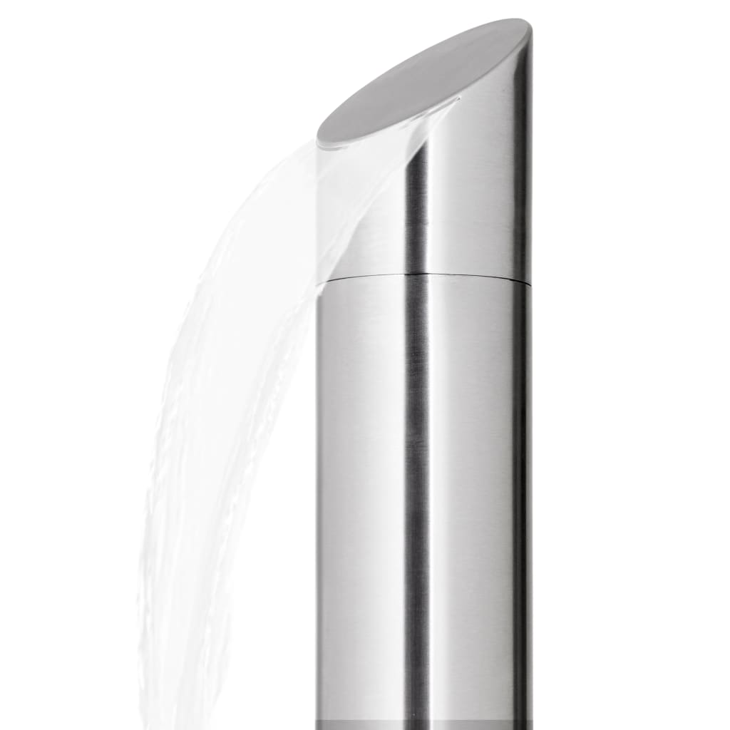 Garden Shower With Base 225 Cm Stainless Steel