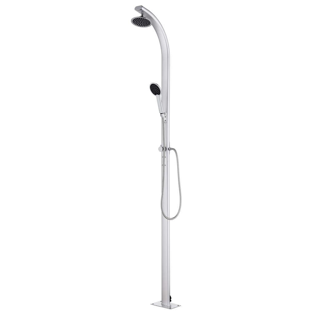 Garden Shower With Base 220 Cm Aluminium