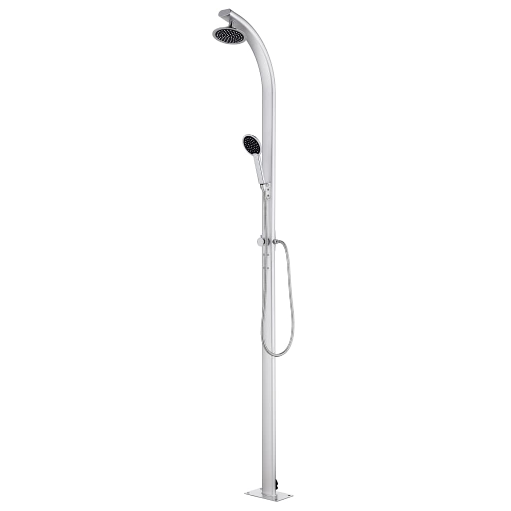 Garden Shower With Base 220 Cm Aluminium