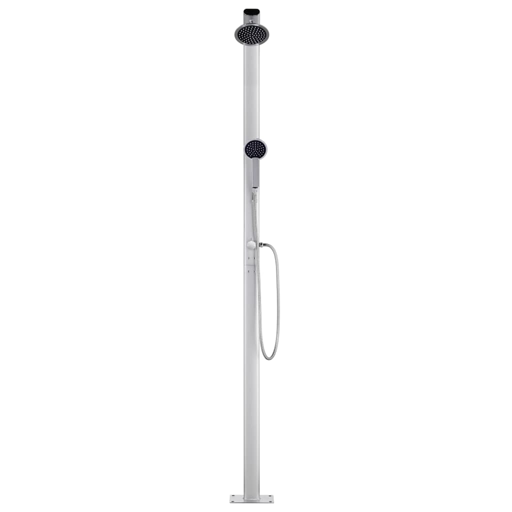 Garden Shower With Base 220 Cm Aluminium