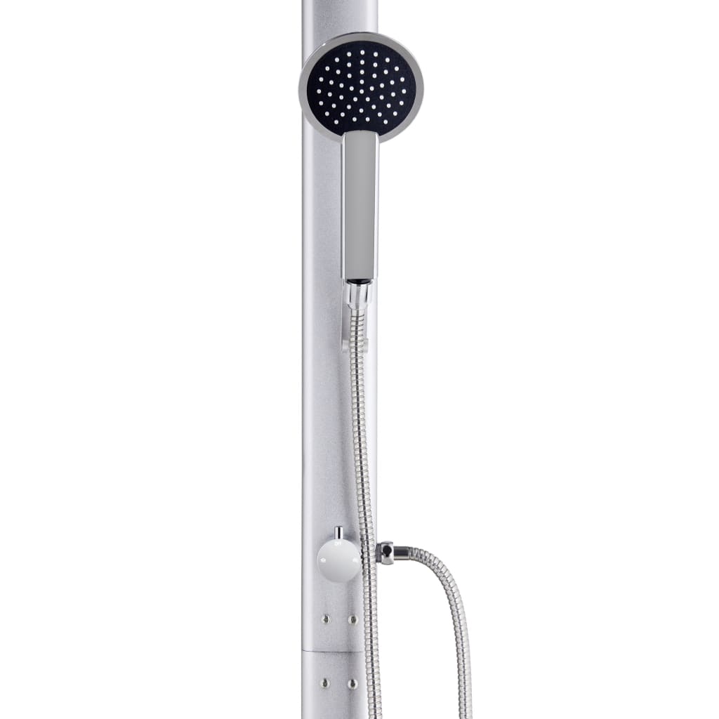 Garden Shower With Base 220 Cm Aluminium
