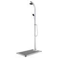 Garden Shower With Base 220 Cm Aluminium