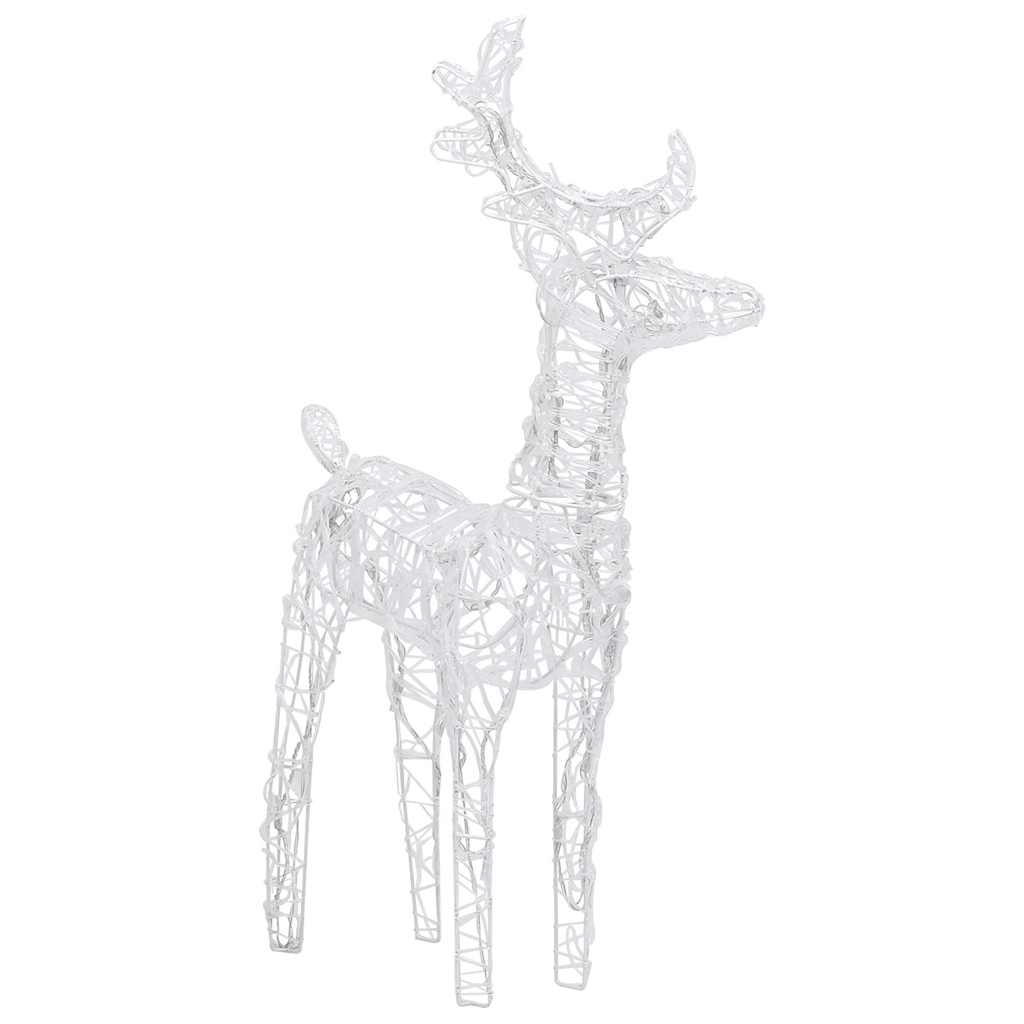 Reindeers & Sleigh Christmas Decoration 280X28X55 Cm Acrylic
