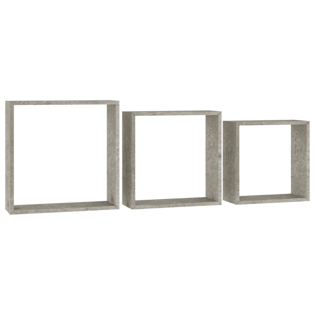 Wall Cube Shelves 3 Pcs