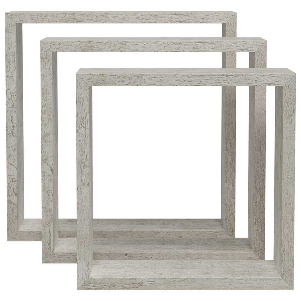 Wall Cube Shelves 3 Pcs