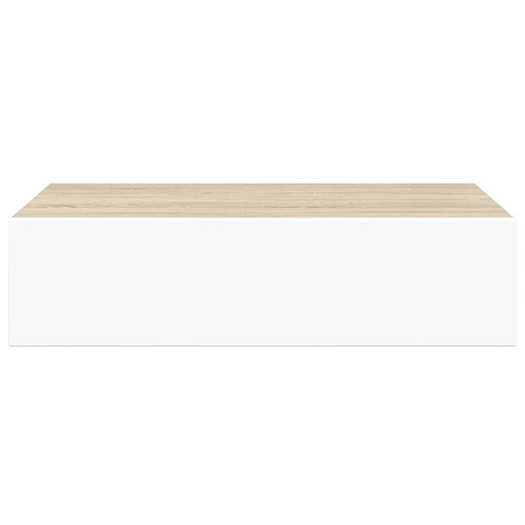 Wall Drawer Shelves 2 Pcs 40X23.5X10Cm Mdf