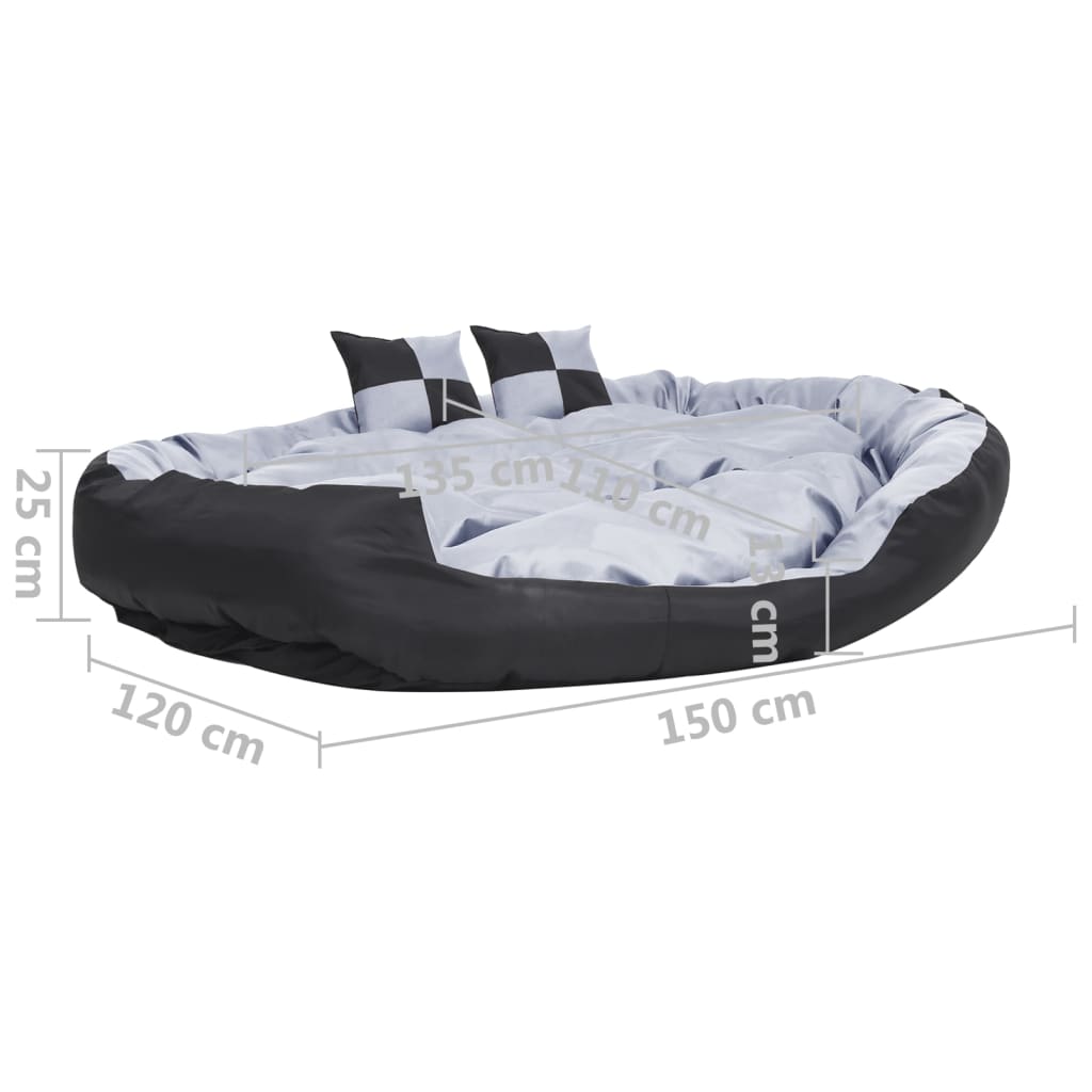 Reversible & Washable Dog Cushion