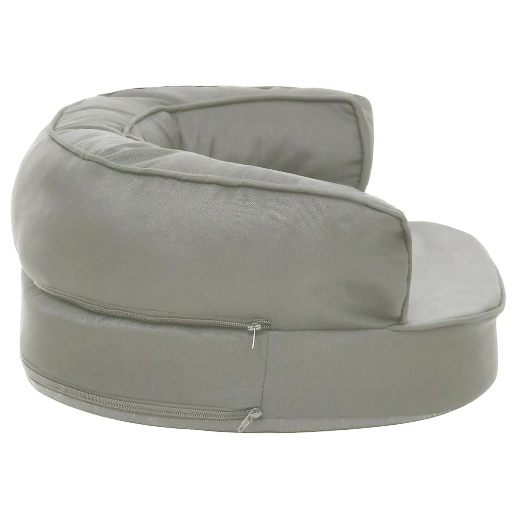 Ergonomic Dog Bed Mattress Linen Look