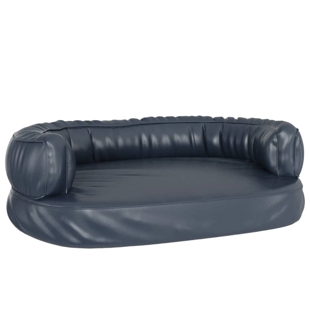 Ergonomic Foam Dog Bed Faux Leather