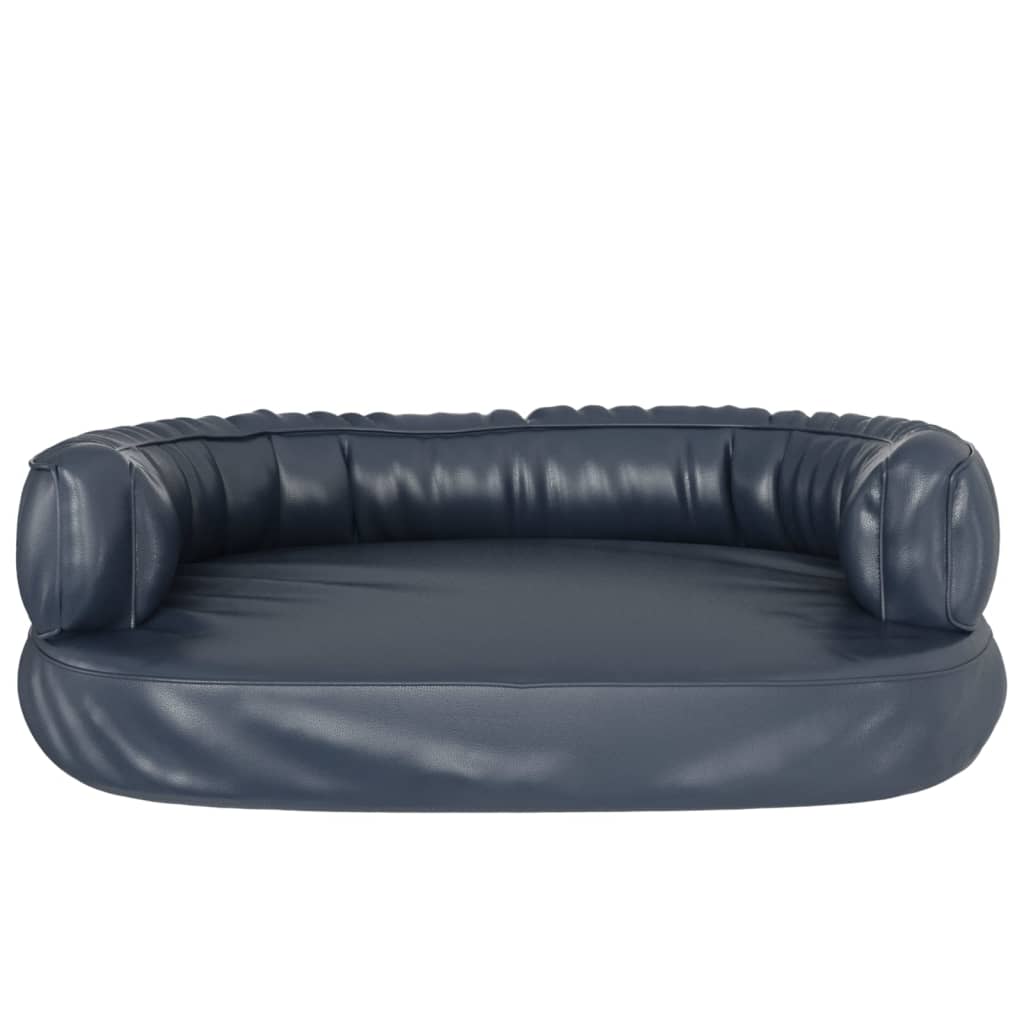 Ergonomic Foam Dog Bed Faux Leather