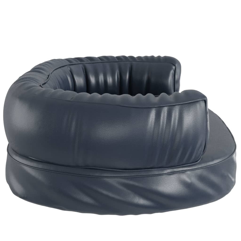 Ergonomic Foam Dog Bed Faux Leather