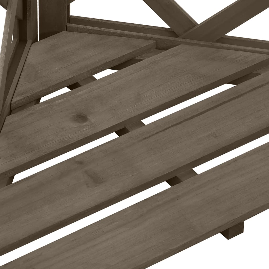 Corner Trellis 50X50X145 Cm Solid Fir Wood