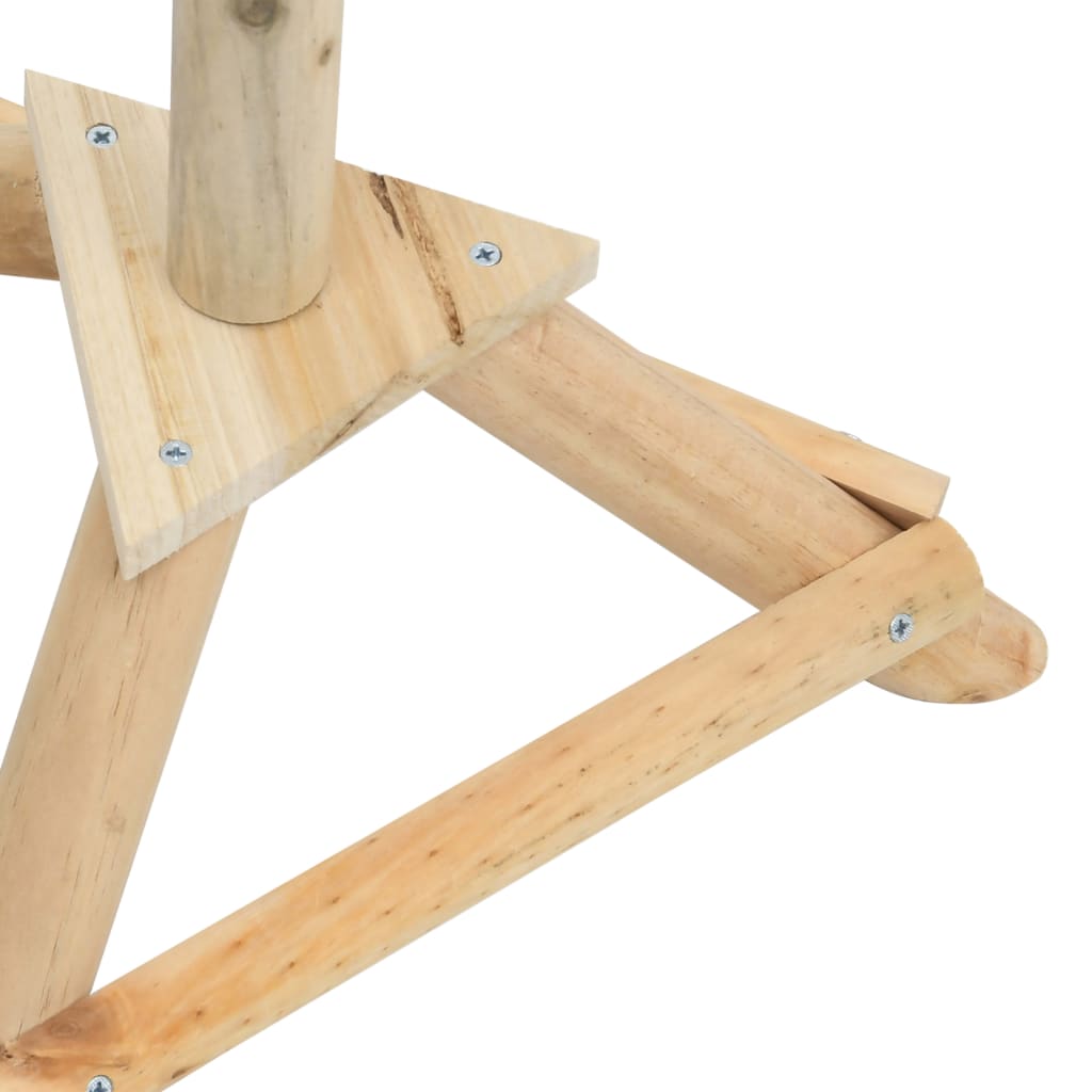 Bird Feeder With Stand 37X28X100 Cm Solid Fir Wood