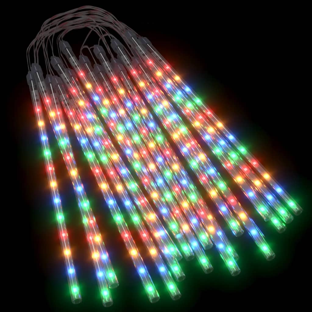 Meteor Lights 20 Pcs Colourful 480 Leds Indoor Outdoor